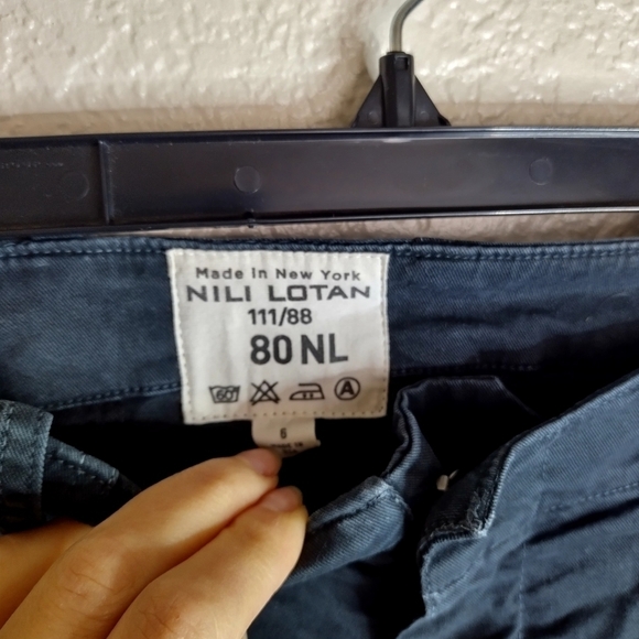 Nili Lotan cropped military pant black sz 6 - Picture 3 of 11